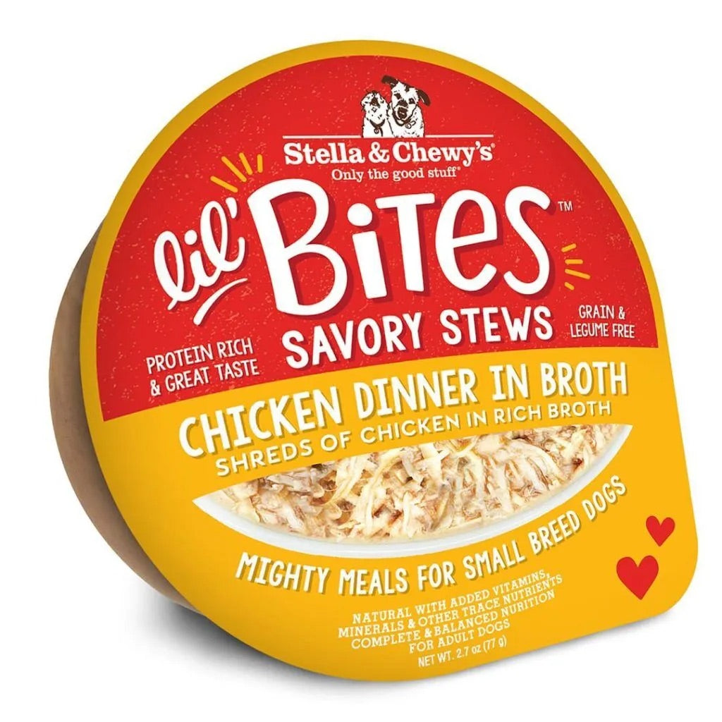 Stella & Chewy’s Lil Bites Stew Chicken Dog Food (2.7oz)