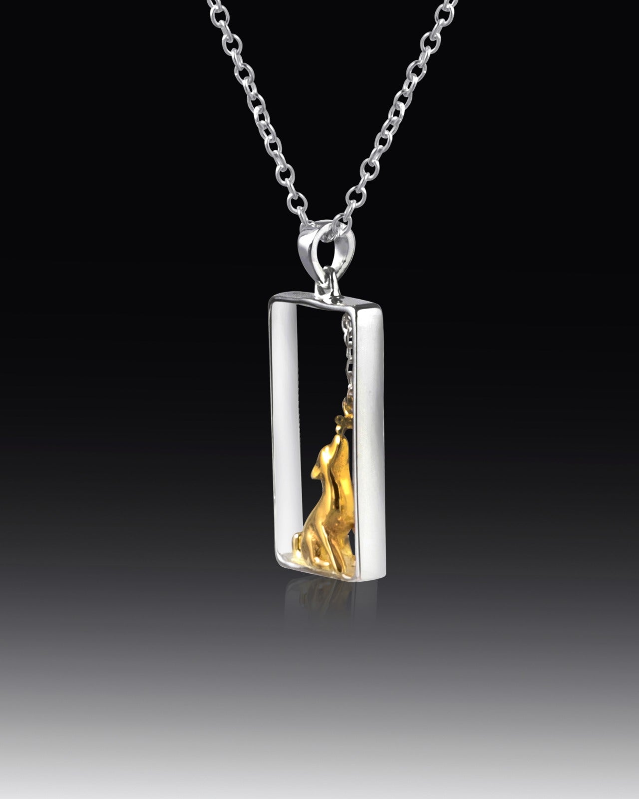 Ruff Love Pendant- Sterling Silver Pendant