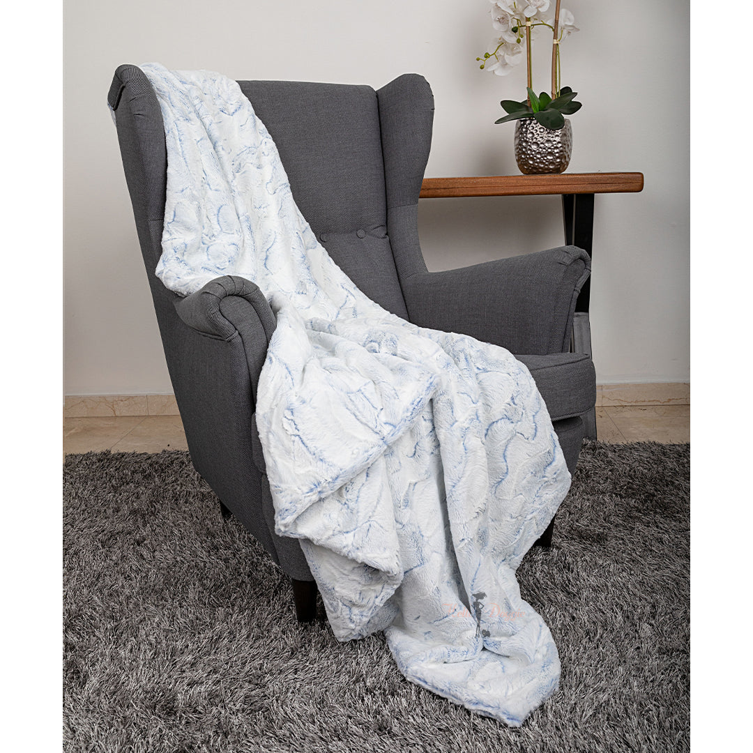 Hello Doggie Whisper Throw Merlot Dog Blanket