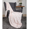 Hello Doggie Whisper Throw Peach Dog Blanket