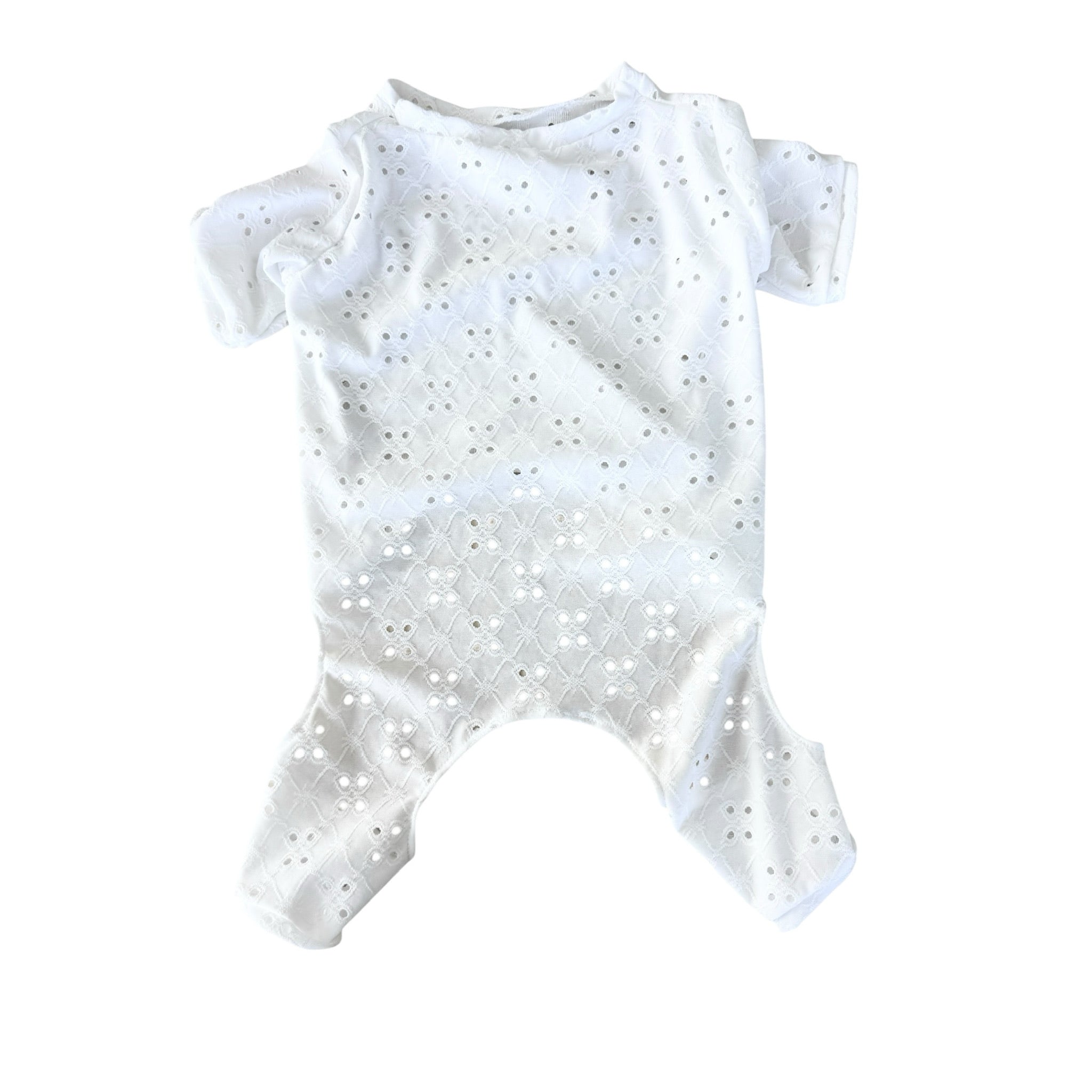 White Eyelet Pajama