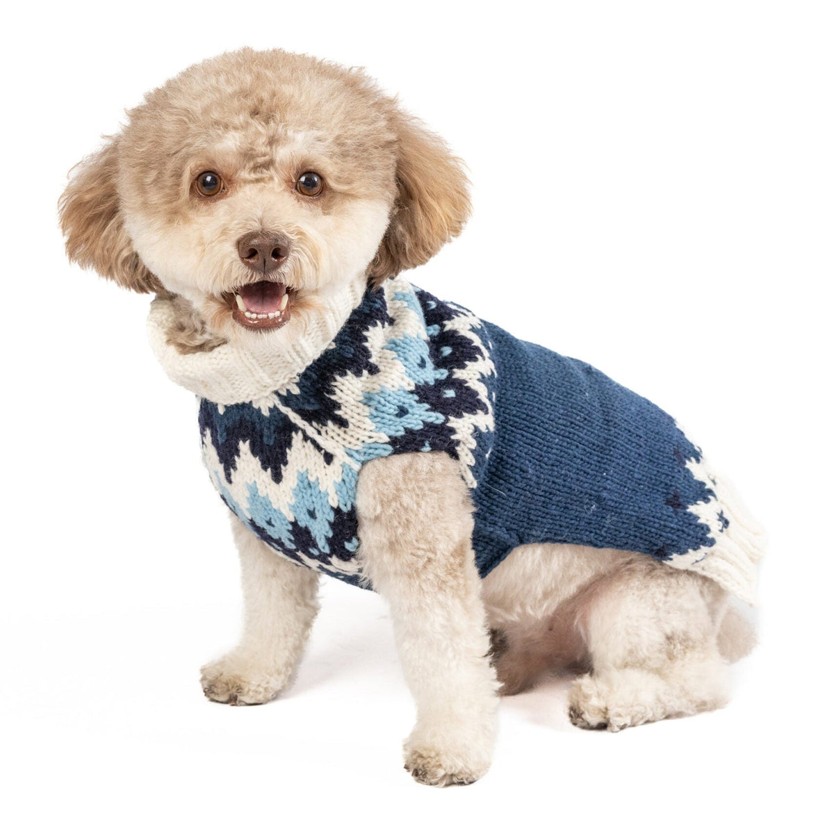 Chilly Dog Midnight Ski Bum Wool Dog Sweater