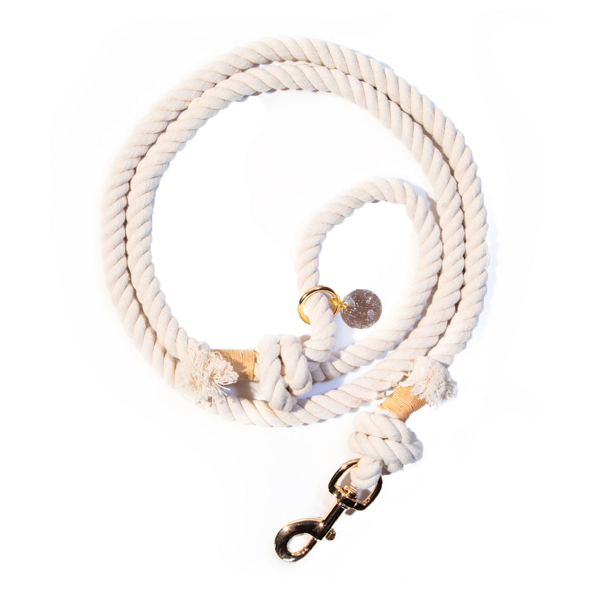 Glow Pups: Coastal Chic Cotton Rope Dog Leash
