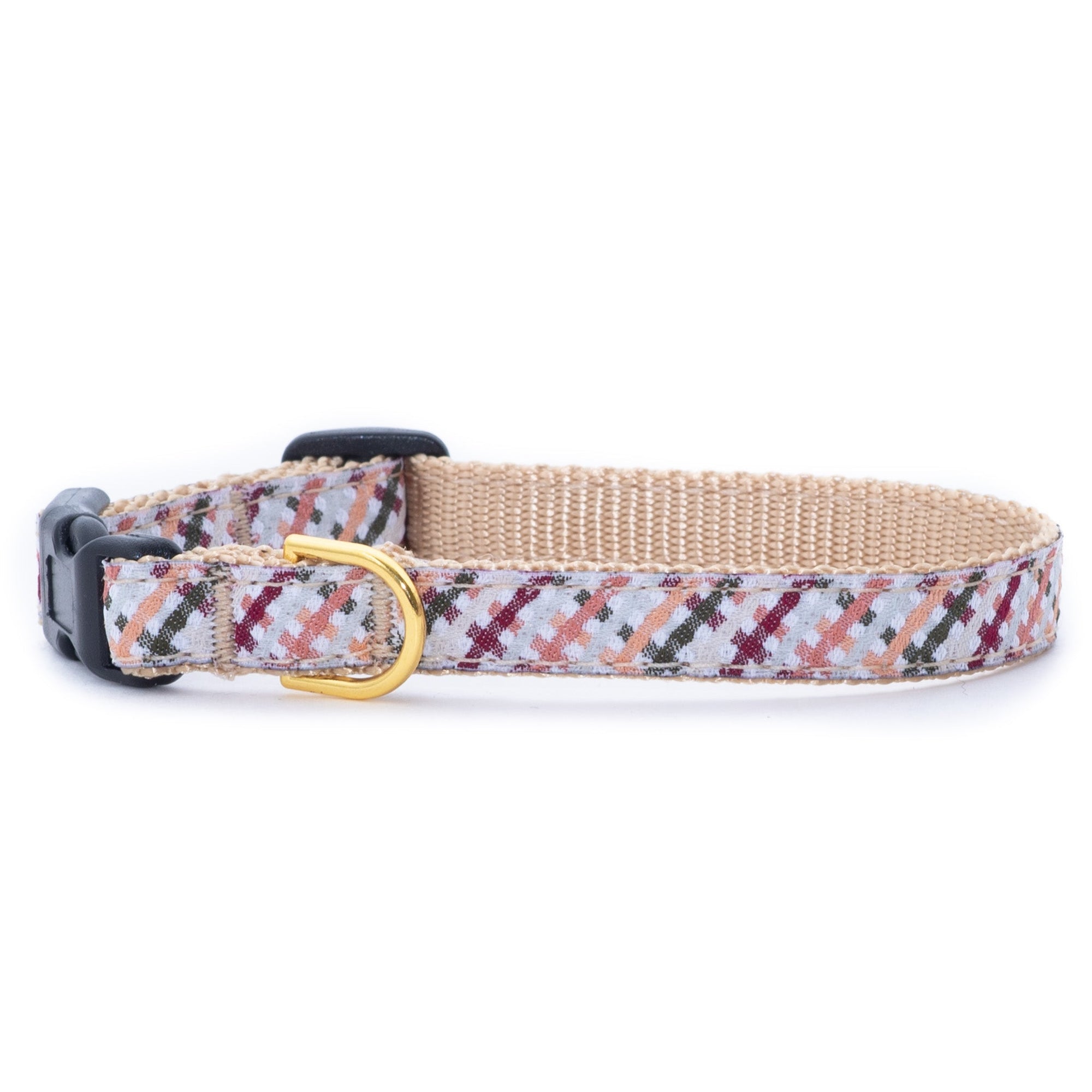 Up Country Wickford Gingham Small Breed Dog Collar