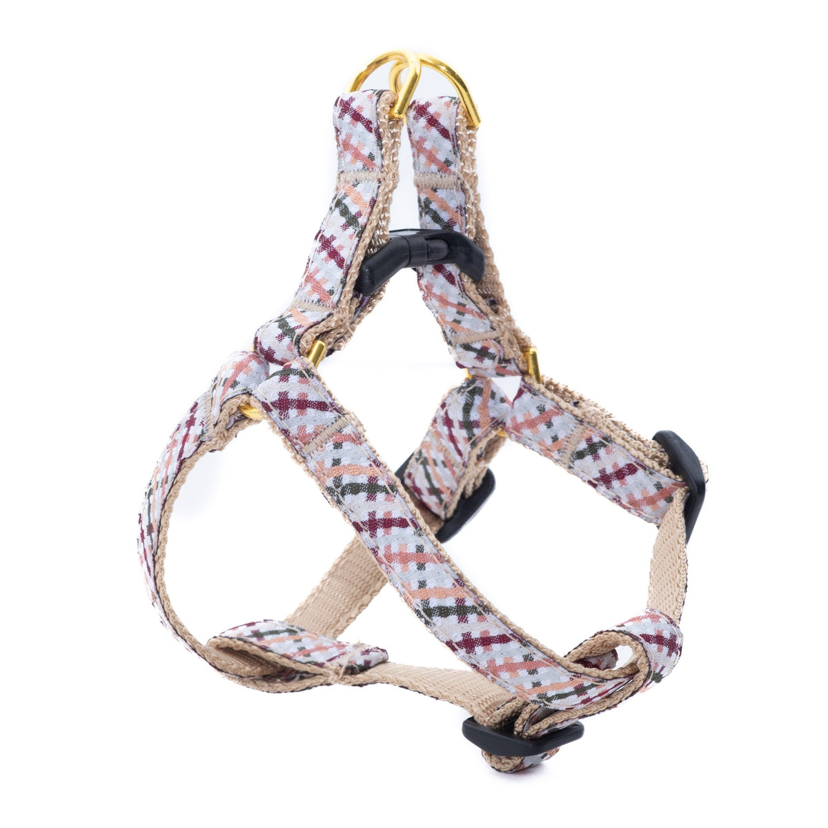 Up Country Wickford Gingham Small Breed Dog Harness