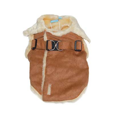 Winter Furry Harness Vest