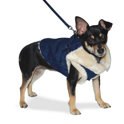 DOGO Winter Furry Harness Dog Vest