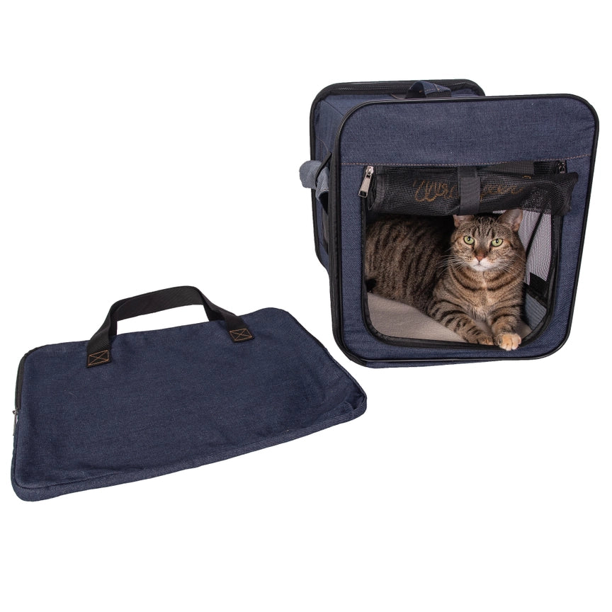 Wrangler Collapsible Crate Dark Blue