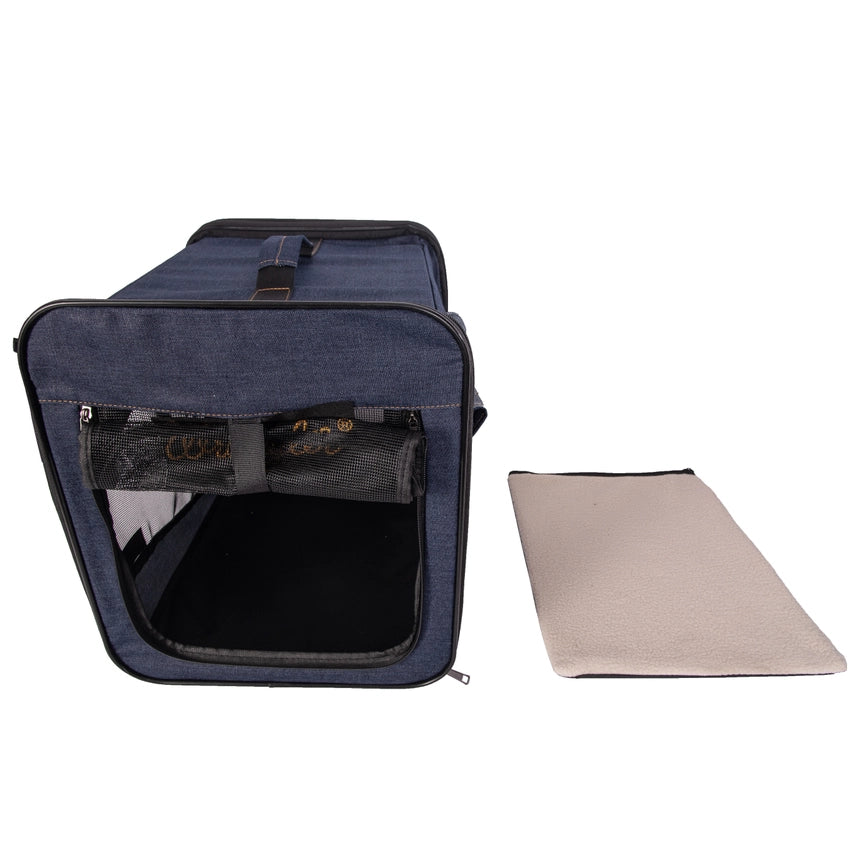 Wrangler Collapsible Crate Dark Blue