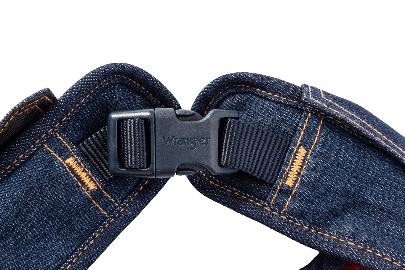 Wrangler Denim Vest Harness Dark Wash