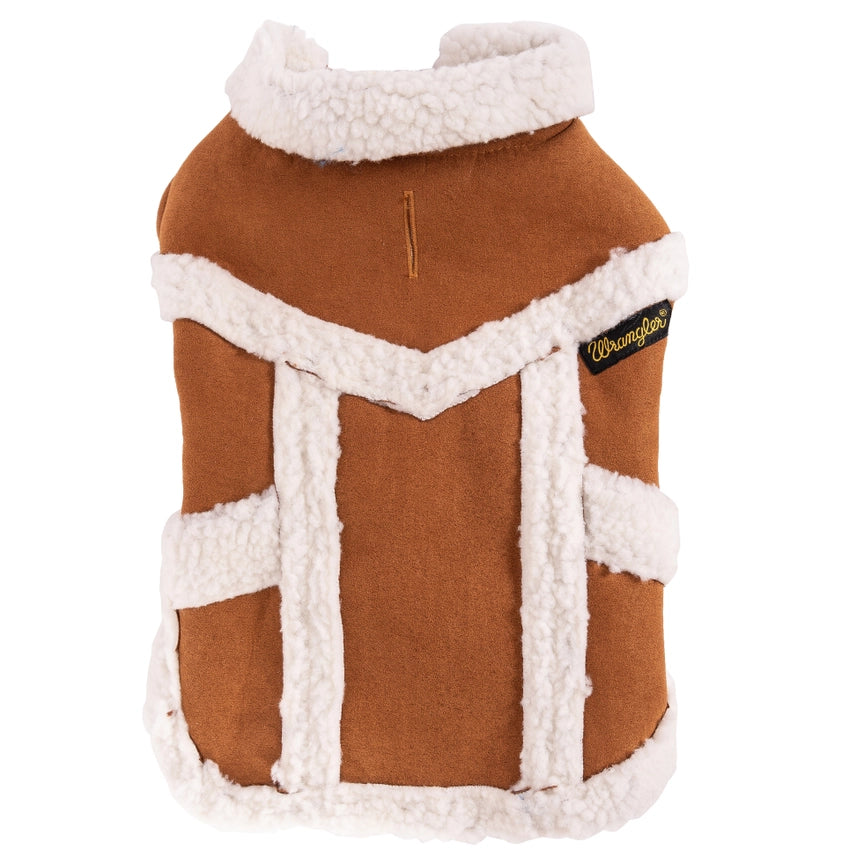 Wrangler® Faux Suede & Sherpa Jacket