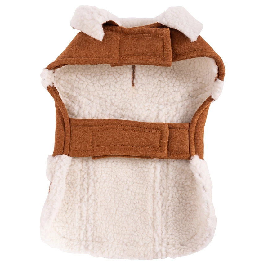 Wrangler® Faux Suede & Sherpa Jacket