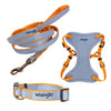 Wrangler® Light Wash Denim Harness, Collar & Lead Set
