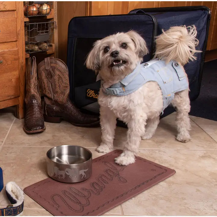 Wrangler® Padded Feeding Mat Brown