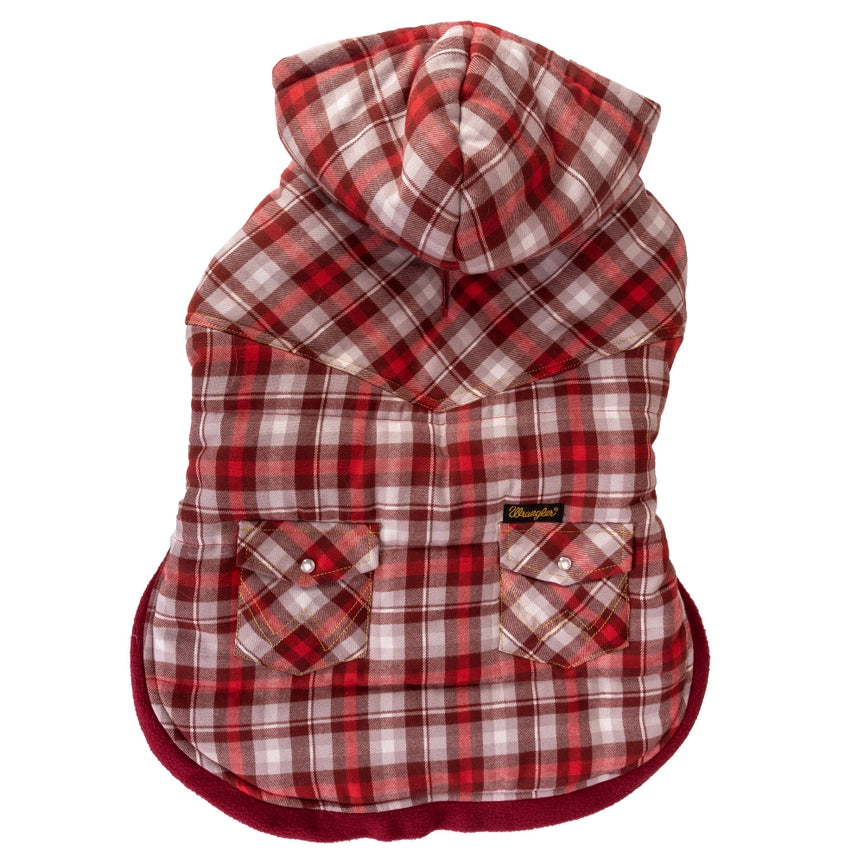 Wrangler® Reversible Flannel & Fleece Vest