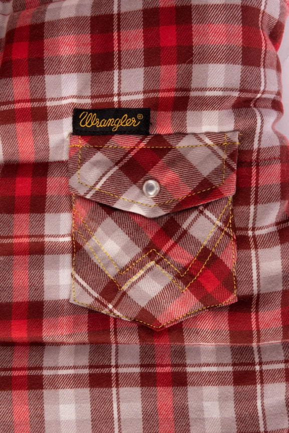 Wrangler® Reversible Flannel & Fleece Vest