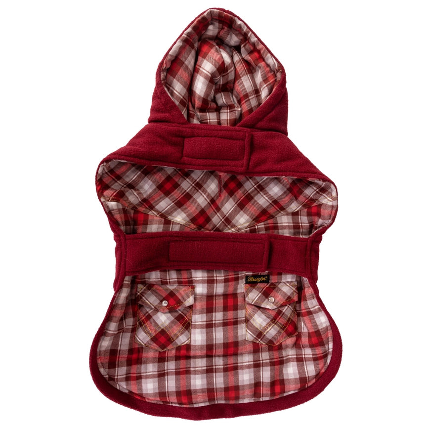 Wrangler® Reversible Flannel & Fleece Vest