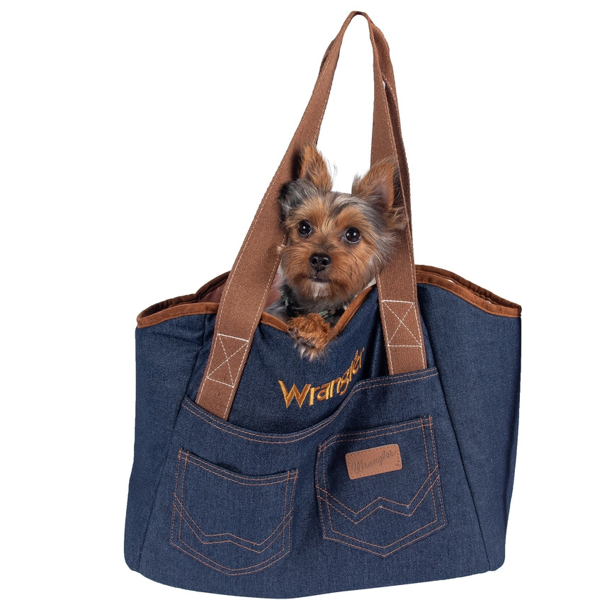 Wrangler® Tote Pet Carrier Dark Blue