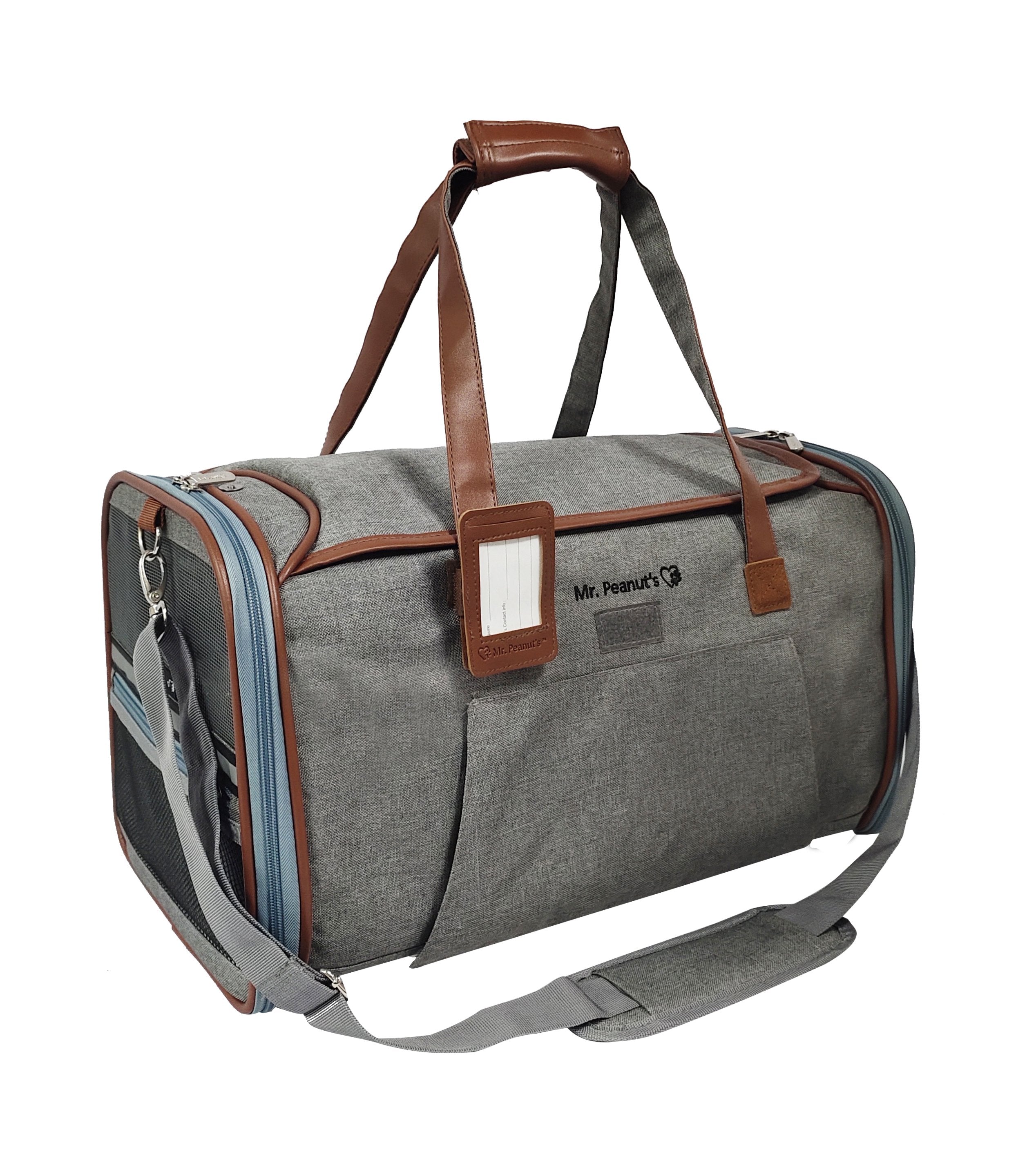 Mr. Peanuts Gold Series Big Apple XL Size Airline Compliant Expandable Pet Carrier