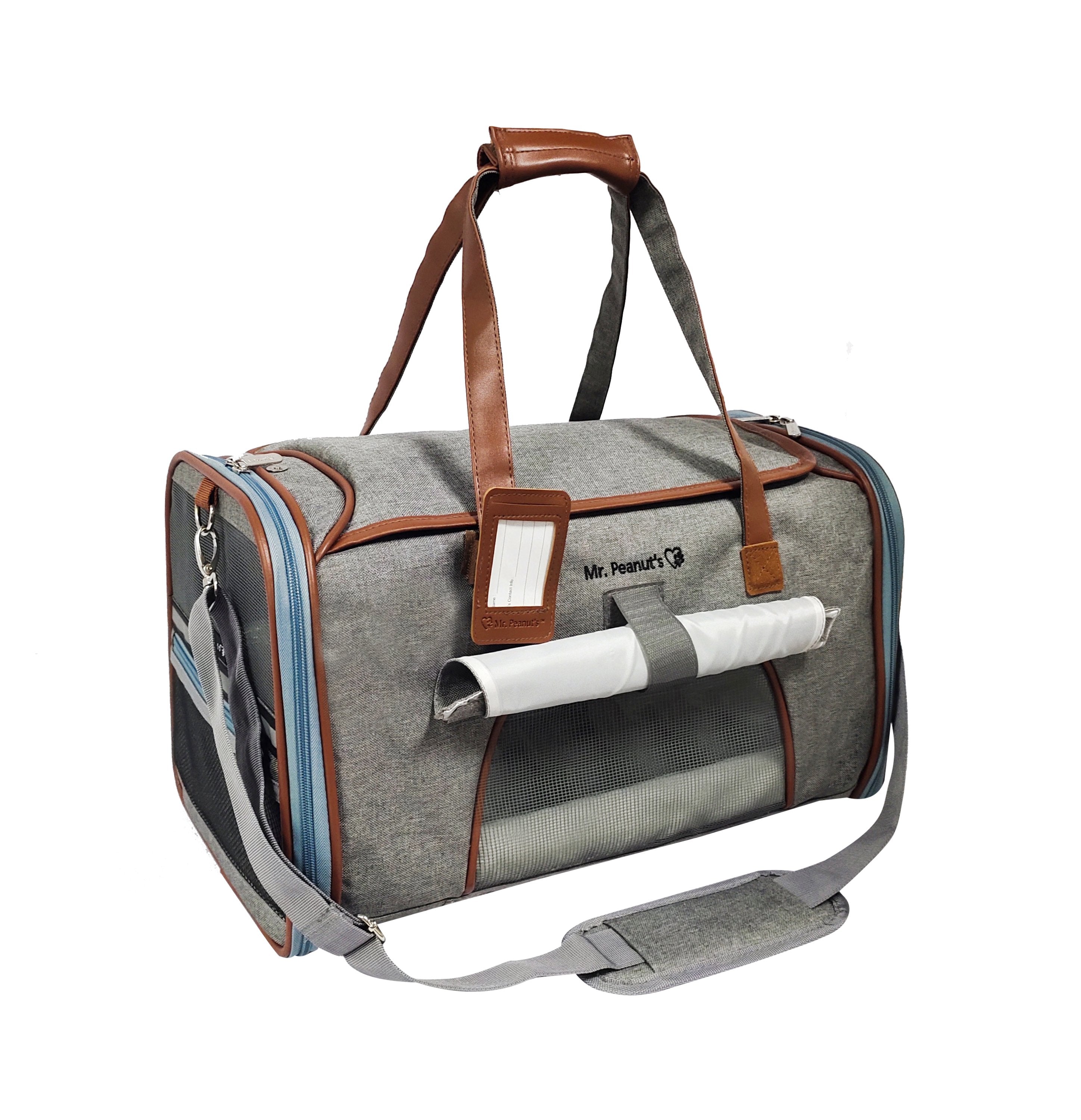 Mr. Peanuts Gold Series Big Apple XL Size Airline Compliant Expandable Pet Carrier