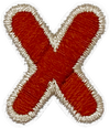 Multicolor X - Patch