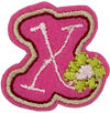 Curly Pink X - Patch