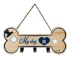 NEW YORK YANKEES BONE SHAPE SIGN WITH HOOKS