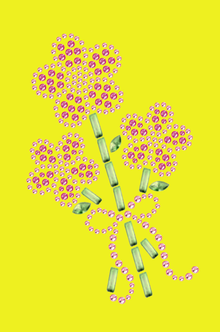 Pink Flower Bouquet - Bandanna