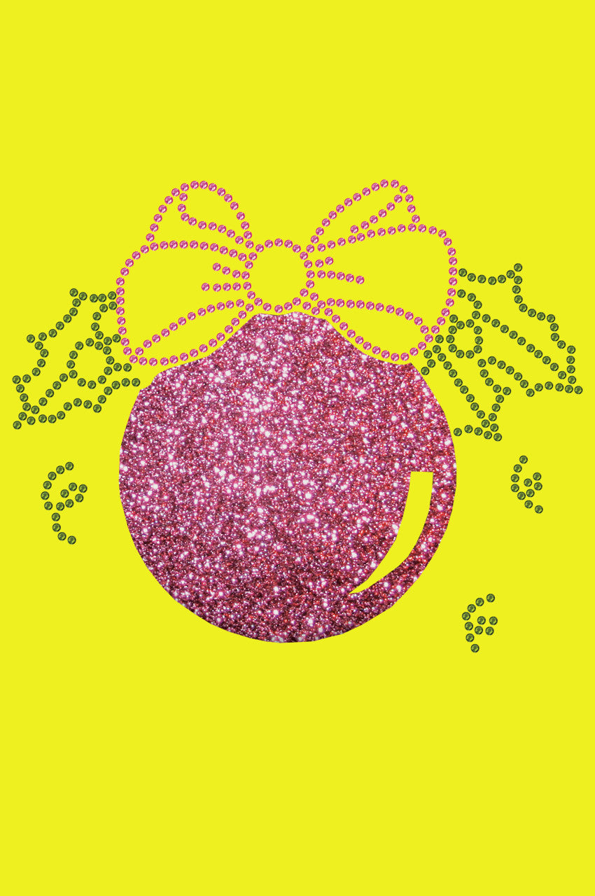 Pink Glitter Ornament - Bandana
