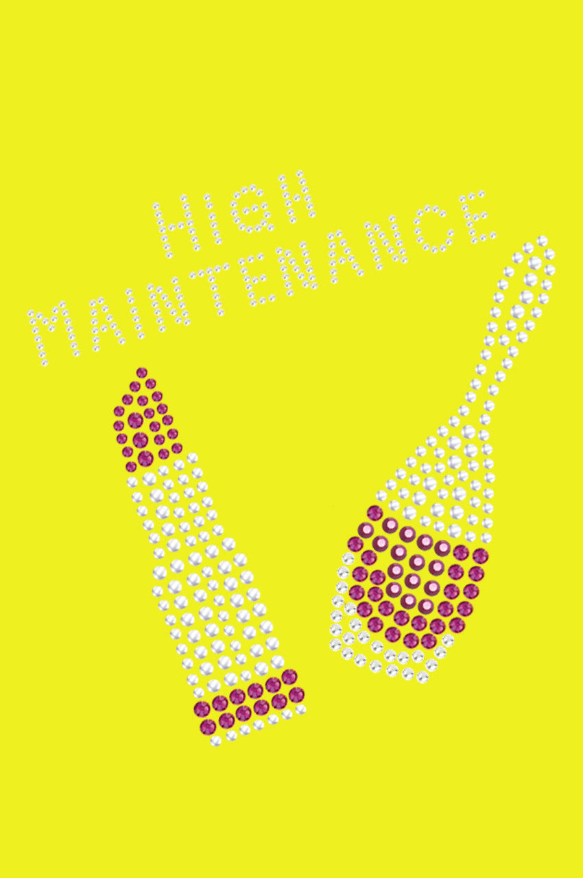 High Maintenance with Austrian crystal Nail Polish & Lipstick - Bandanna