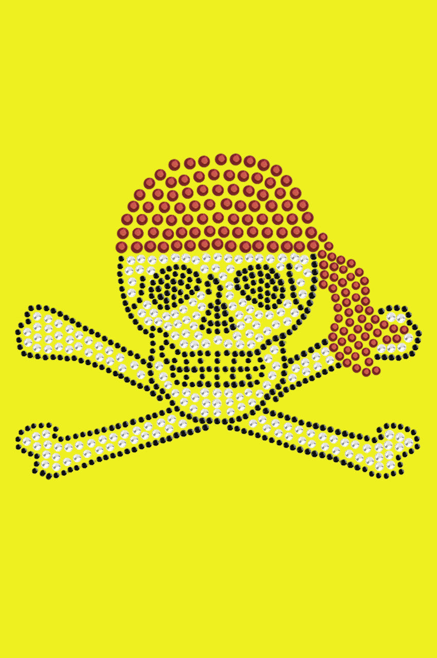 Skull with Red Bandanna - Bandanna