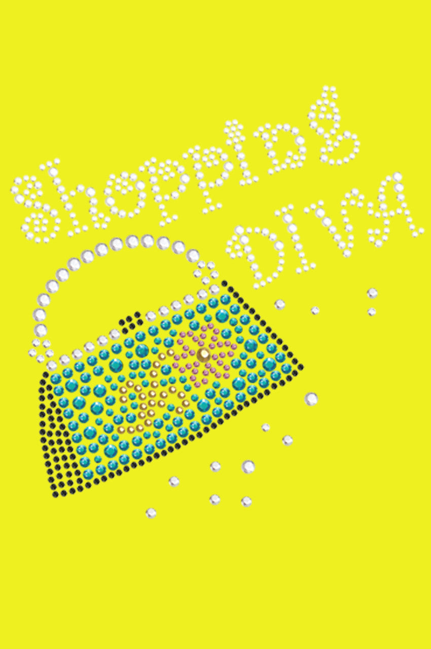 Shopping Diva & Handbag - Bandanna