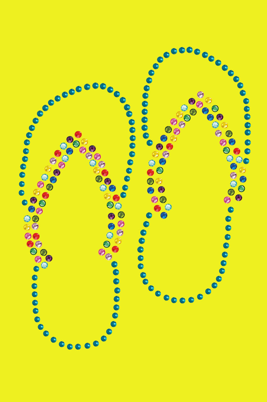 Flip Flops (Turquoise) - Bandanna