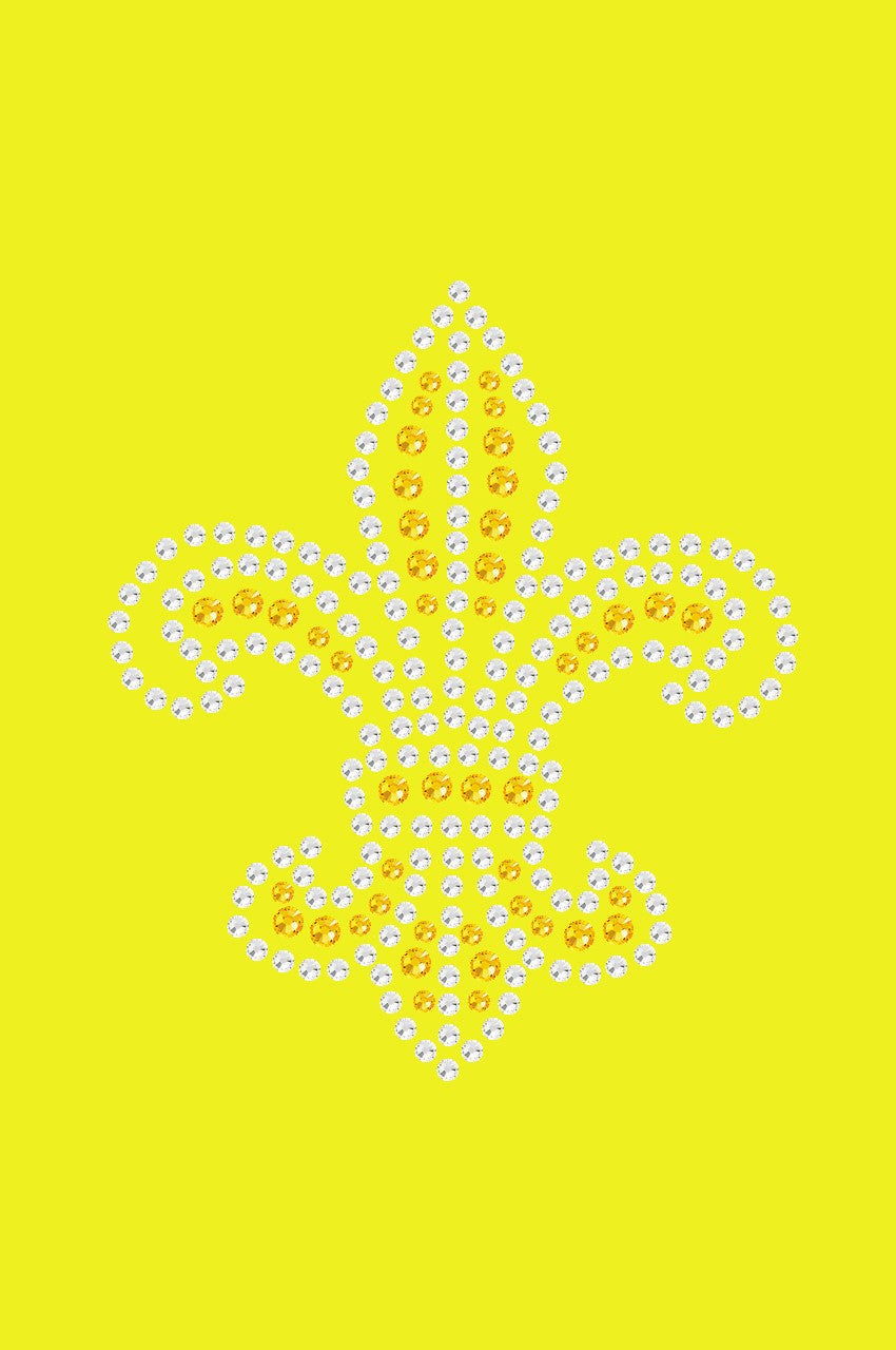 Fleur de Lis (Gold Rhinestones) - Bandanna