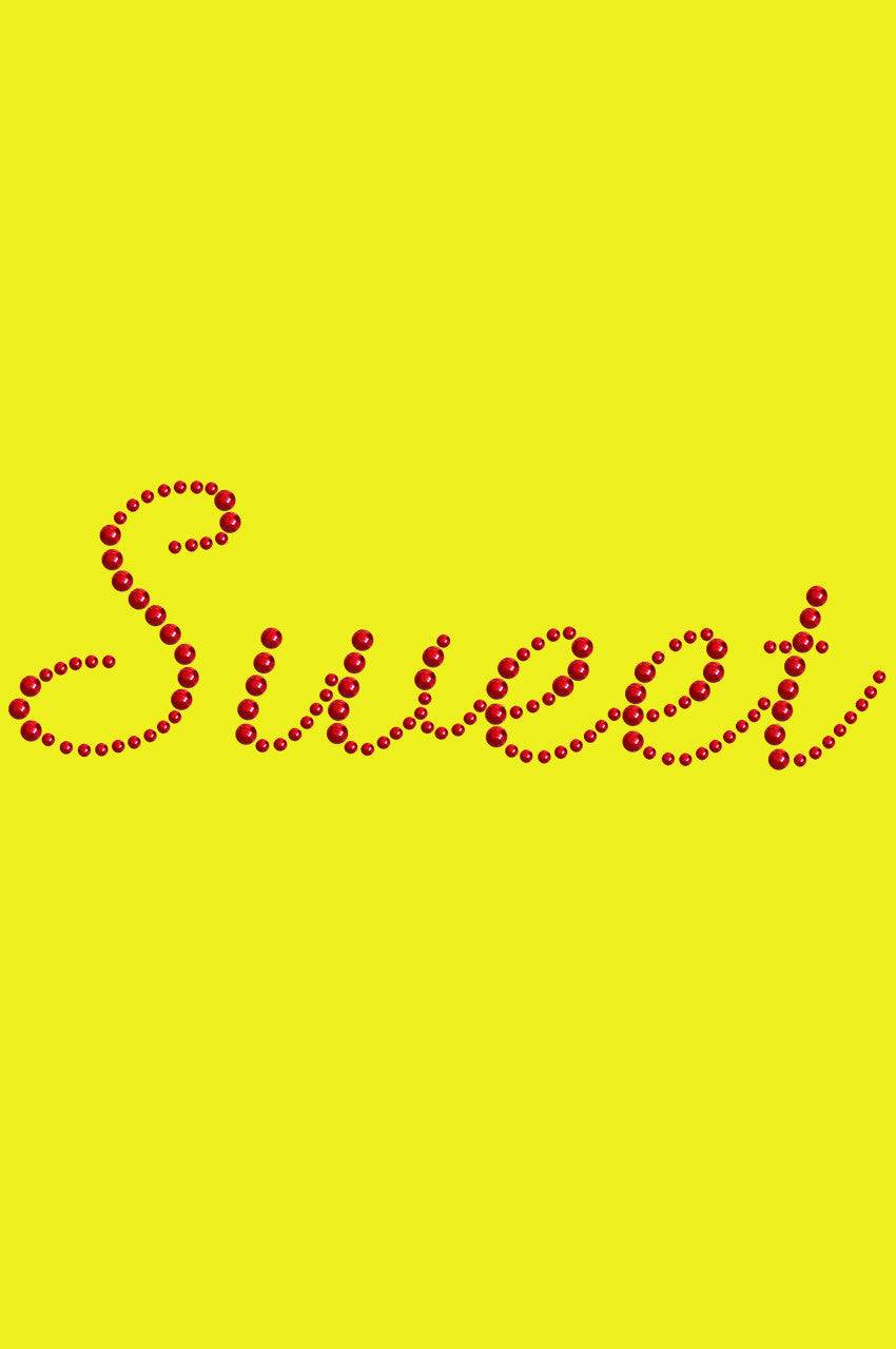 Sweet (Red Rhinestuds) - Bandanna