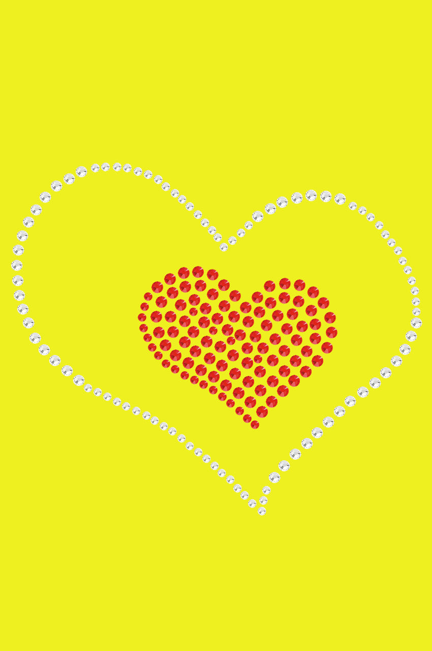 Red Heart inside Heart Bandanna