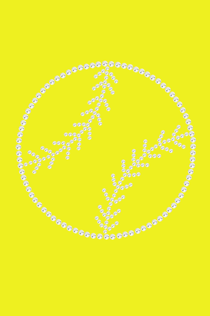 Baseball (Rhinestone Outline) - Bandana