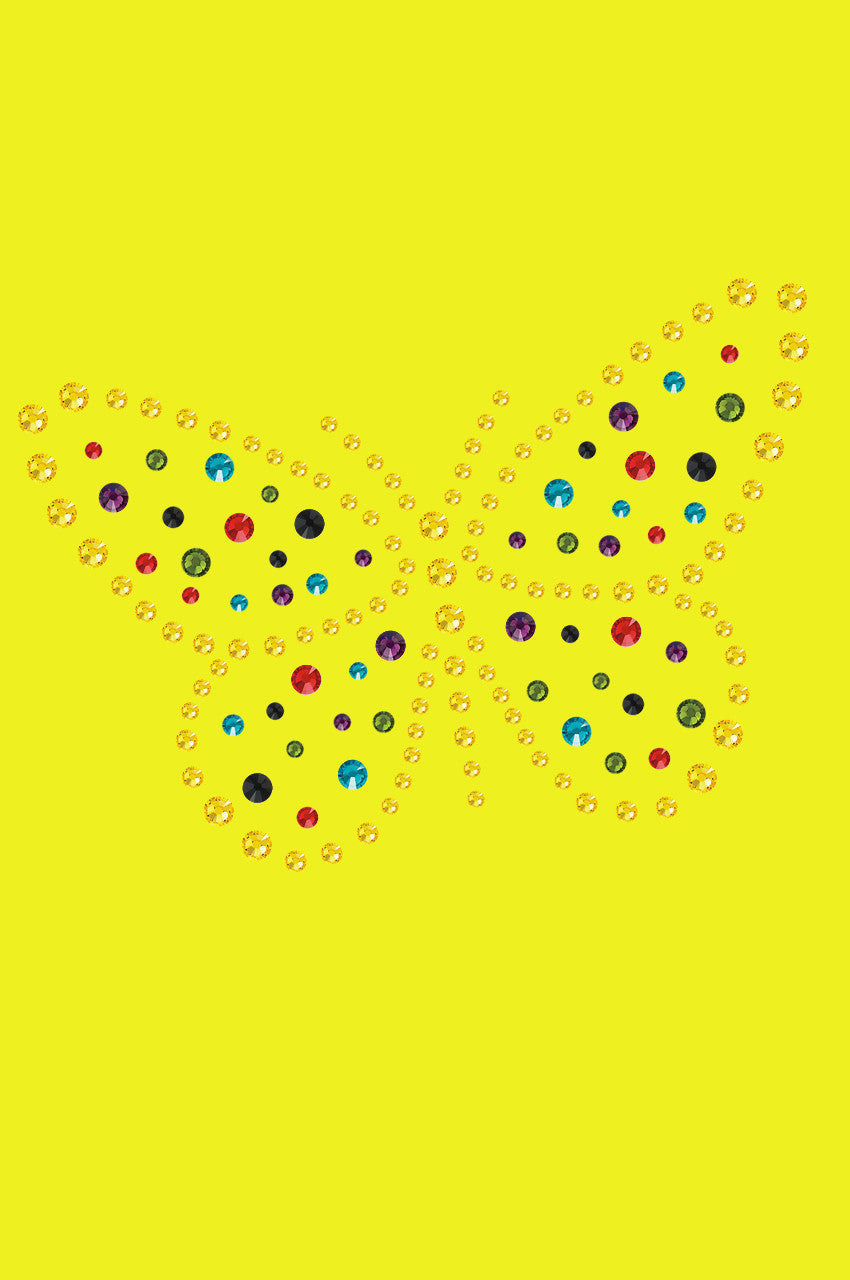 Yellow Dotted Butterfly - Bandanna