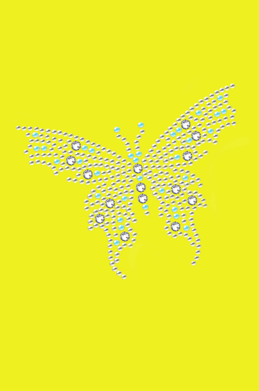Blue Austrian crystal Butterfly - Bandannas