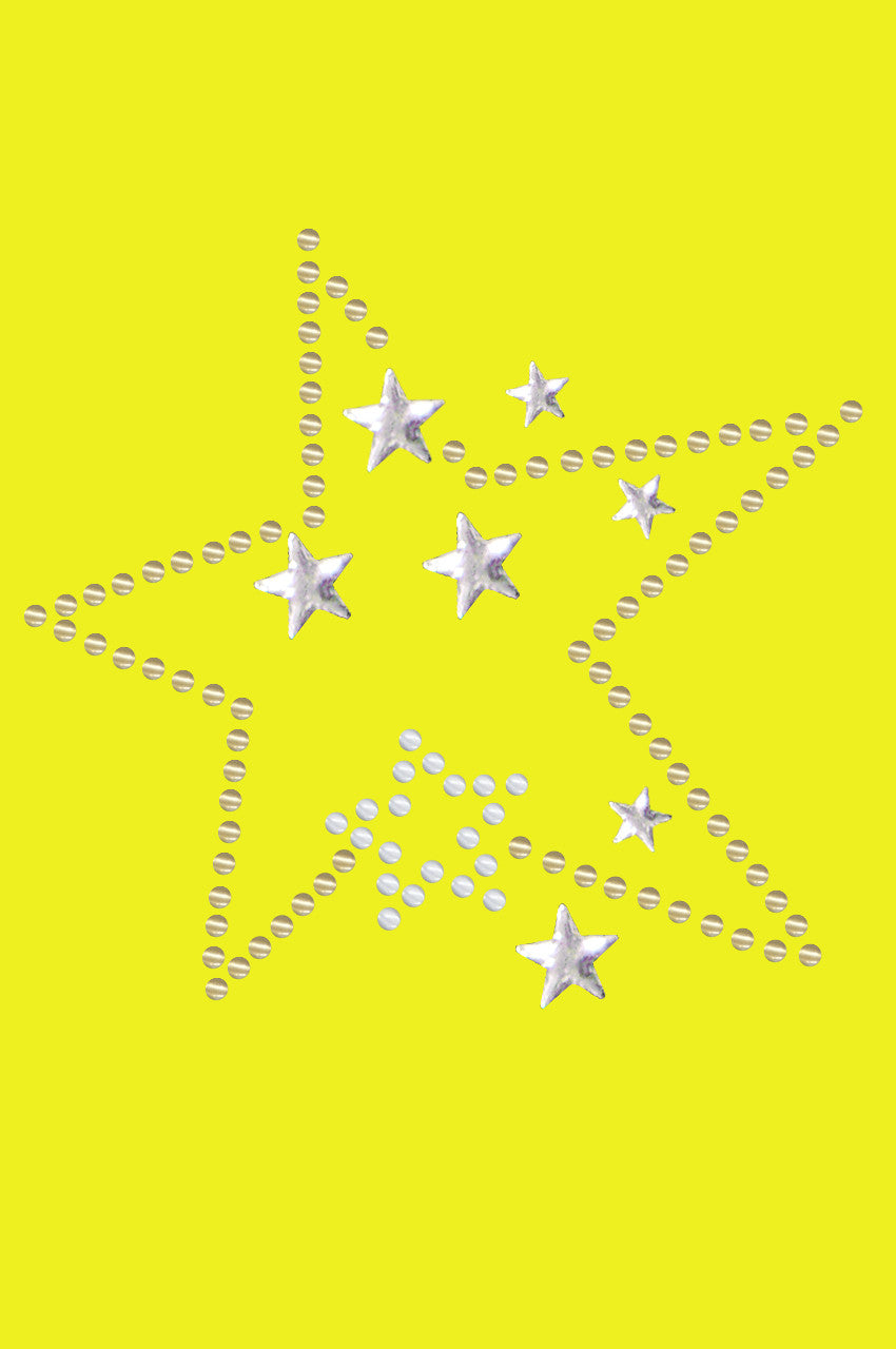 Gold & Silver Stars - Bandanna
