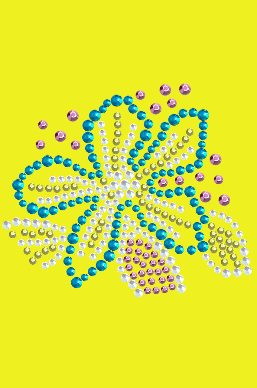 Turquoise Flower - Bandanna