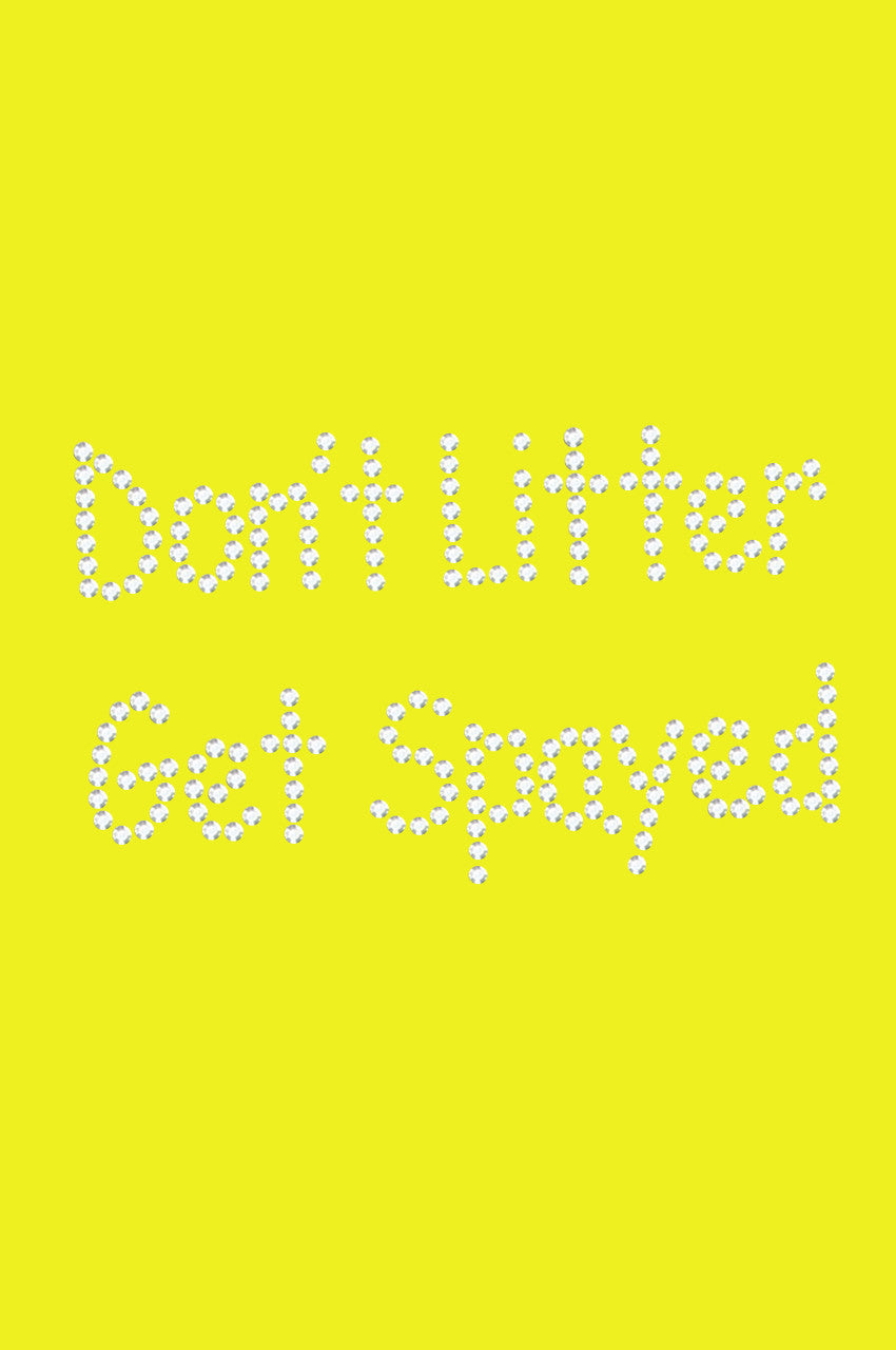 Dont Litter Get Spayed - Bandana
