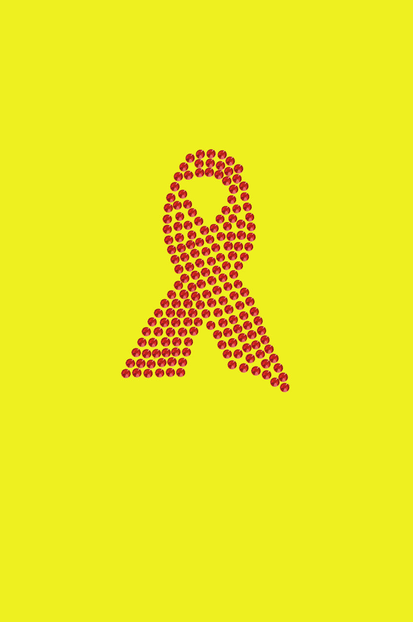 Ribbon (Red Rhinestones) - Bandanna