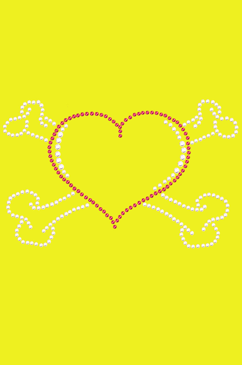 Heart with Cross Bones Bandanna