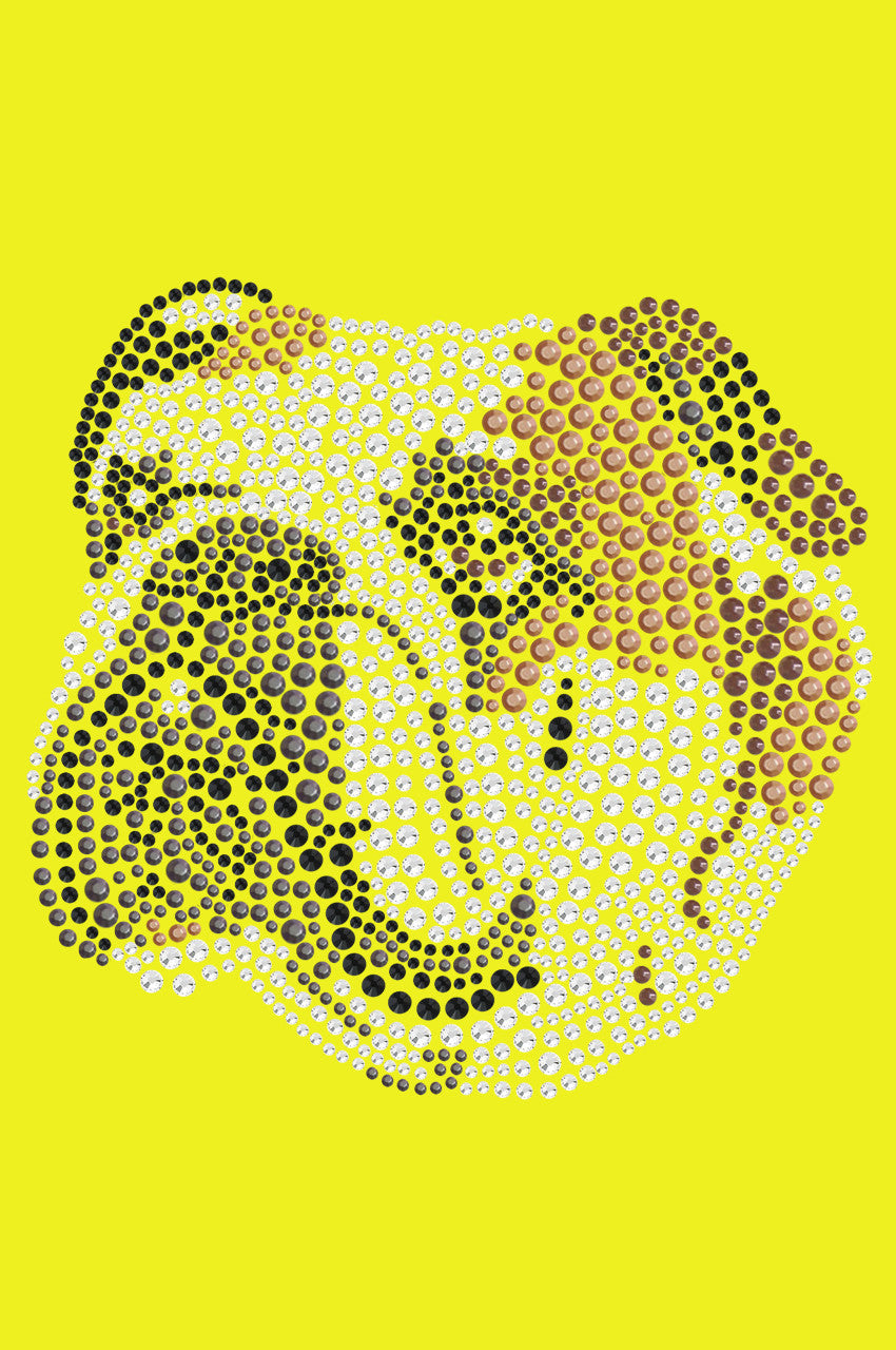 Bulldog Face (Brown) - bandana