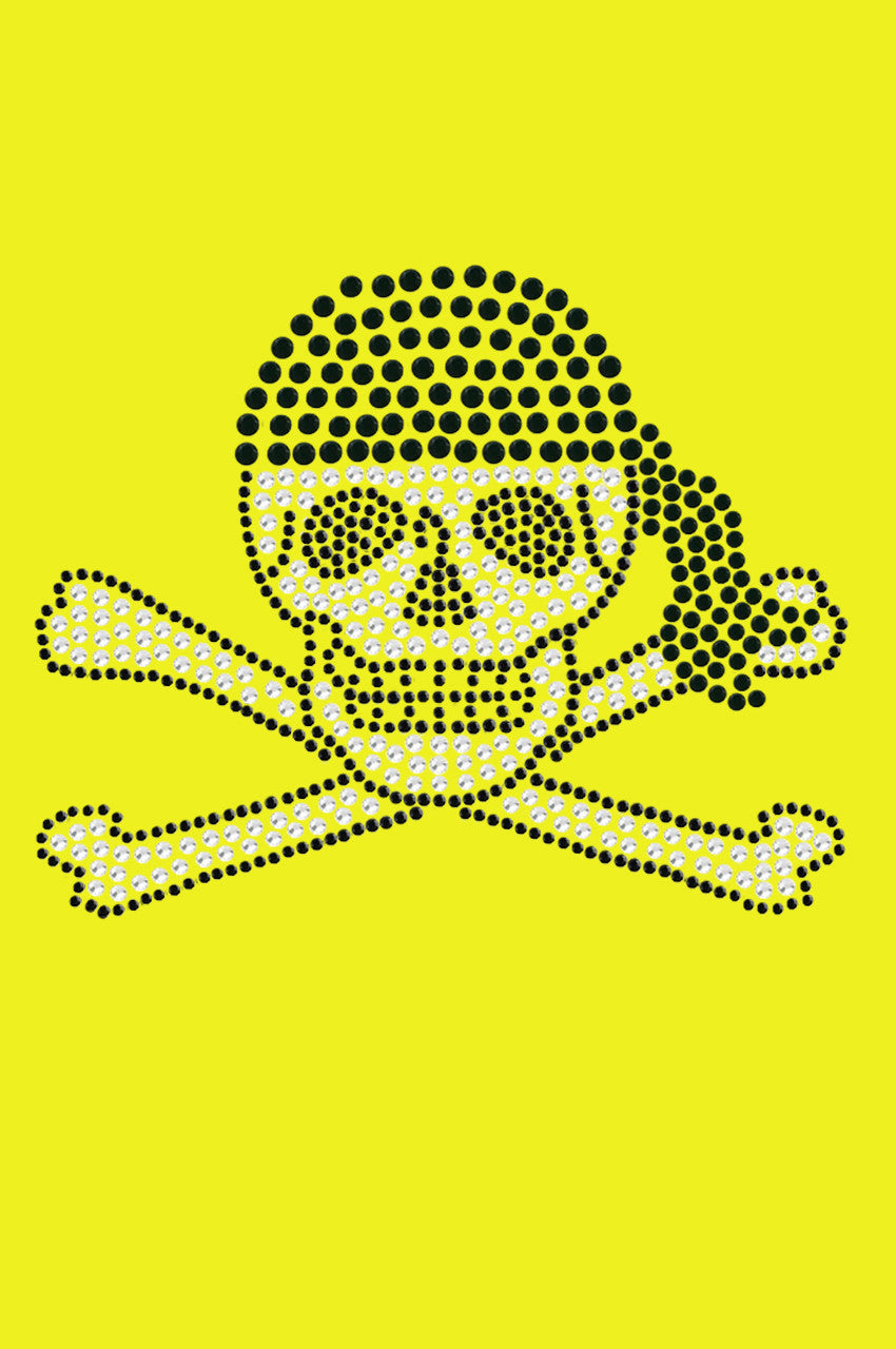 Skull with Black Bandanna - Bandanna