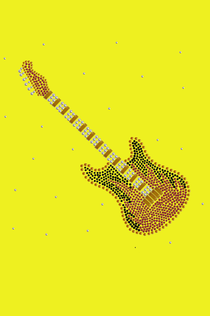 Guitar (Red & Gold) - Bandanna
