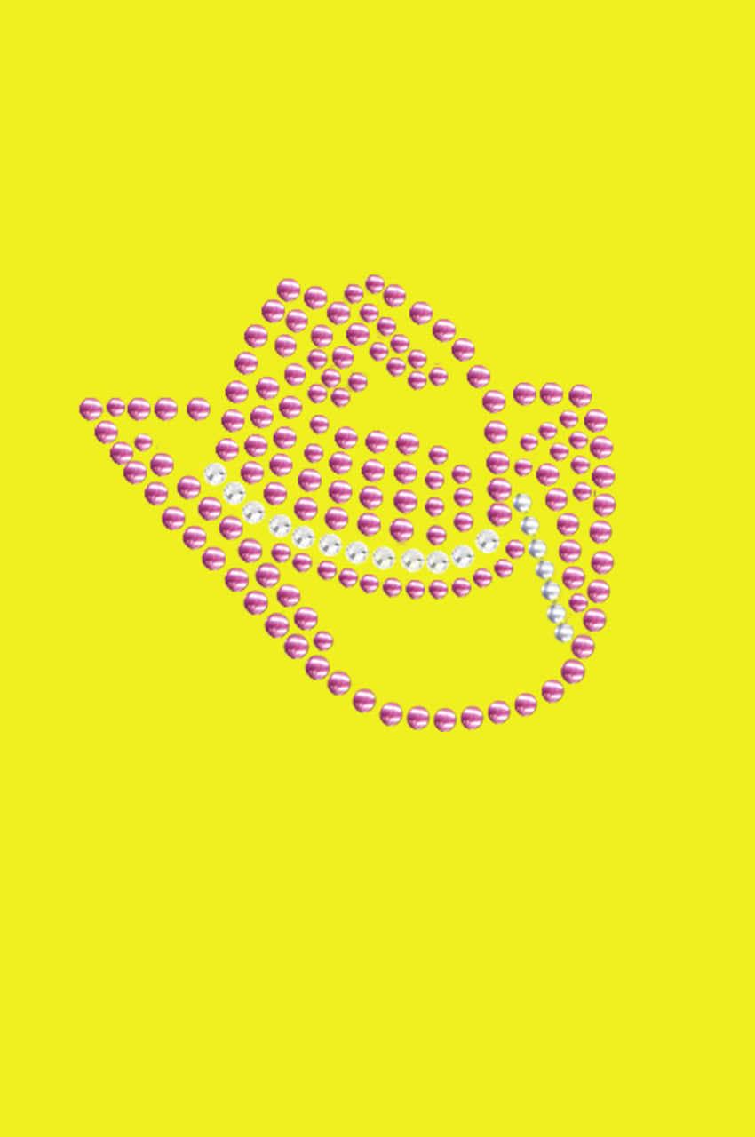 Hat (Austrian crystal Pink Cowgirl) - bandana