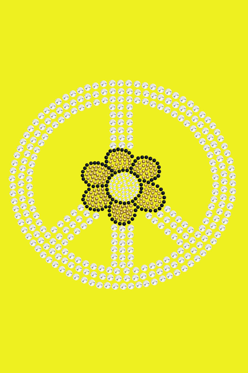 Peace Sign with Daisy - Bandanna