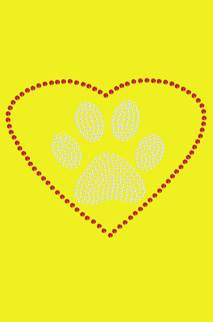 Heart with Paw bandana